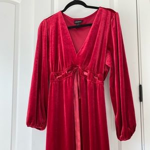 Lame Bryant velvet dress